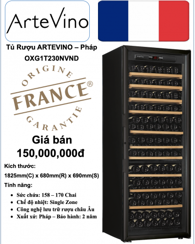 Tủ Rượu ARTEVINO - OXG1T230NVND