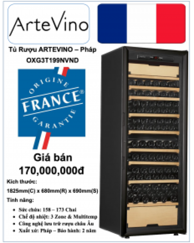 Tủ Rượu ARTEVINO - OXG3T199NVND