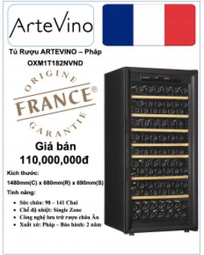 Tủ rượu ARTEVINO - OXM1T182NVND