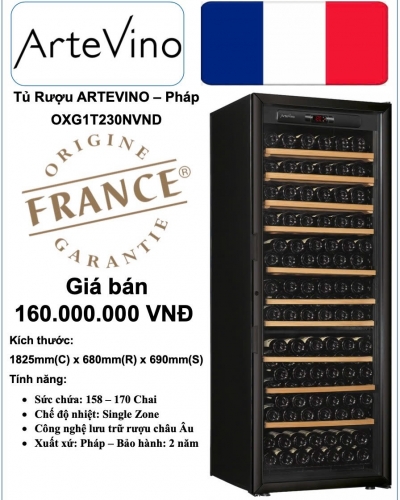 Tủ Rượu ARTEVINO - OXG1T230NVND